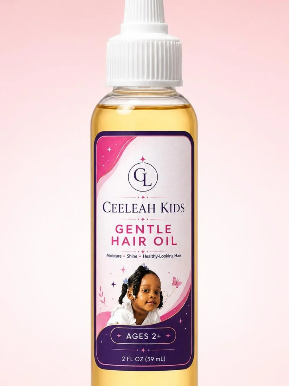 Ceeleah Kids Gentle Hair Oil 2 oz -Ages 2+